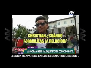 Reportero hace incómoda pregunta a Christian Meier y él le da épica respuesta