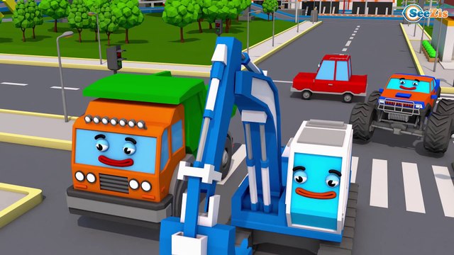 Pequeno Trator Para Crianças | Desenhos Animados Carros Bebês Compilação de 54 min