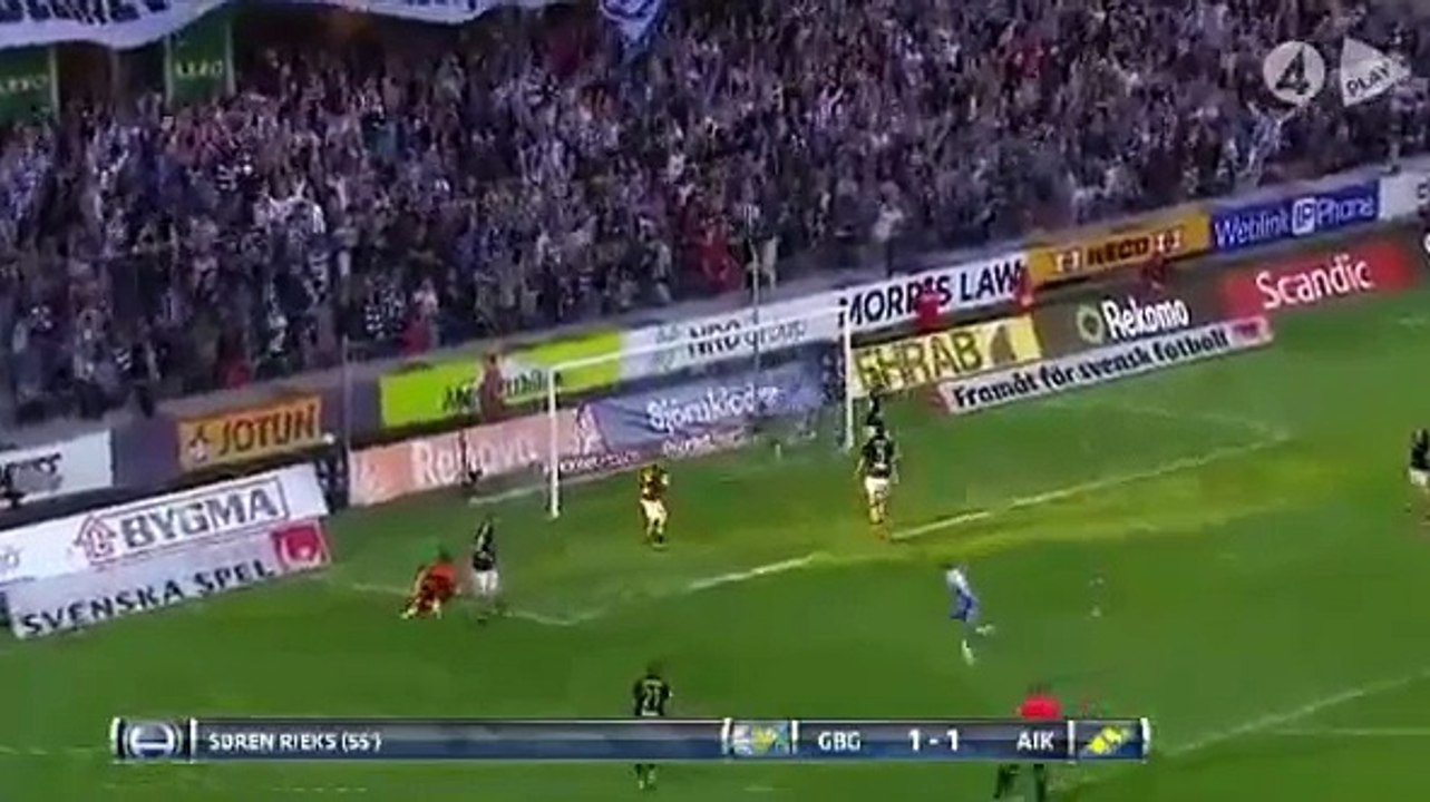 Goeteborg 2:1 AIK	(Swedish  Allsvenskan 10 August 2017)