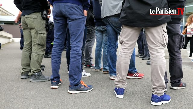 Contrôle des taxis illégaux à l'aéroport Roissy Charles de Gaulle.