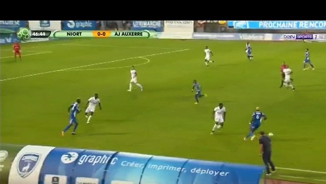Jimmy Roye GOAL HD - Niort 1-0 Auxerre 11.08.2017