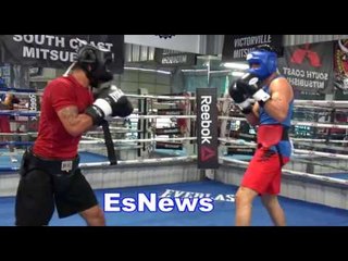 Sparring At RGBA Riverside EsNews Boxing