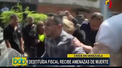 Venezuela: fiscal destituida recibe amenazas de muerte