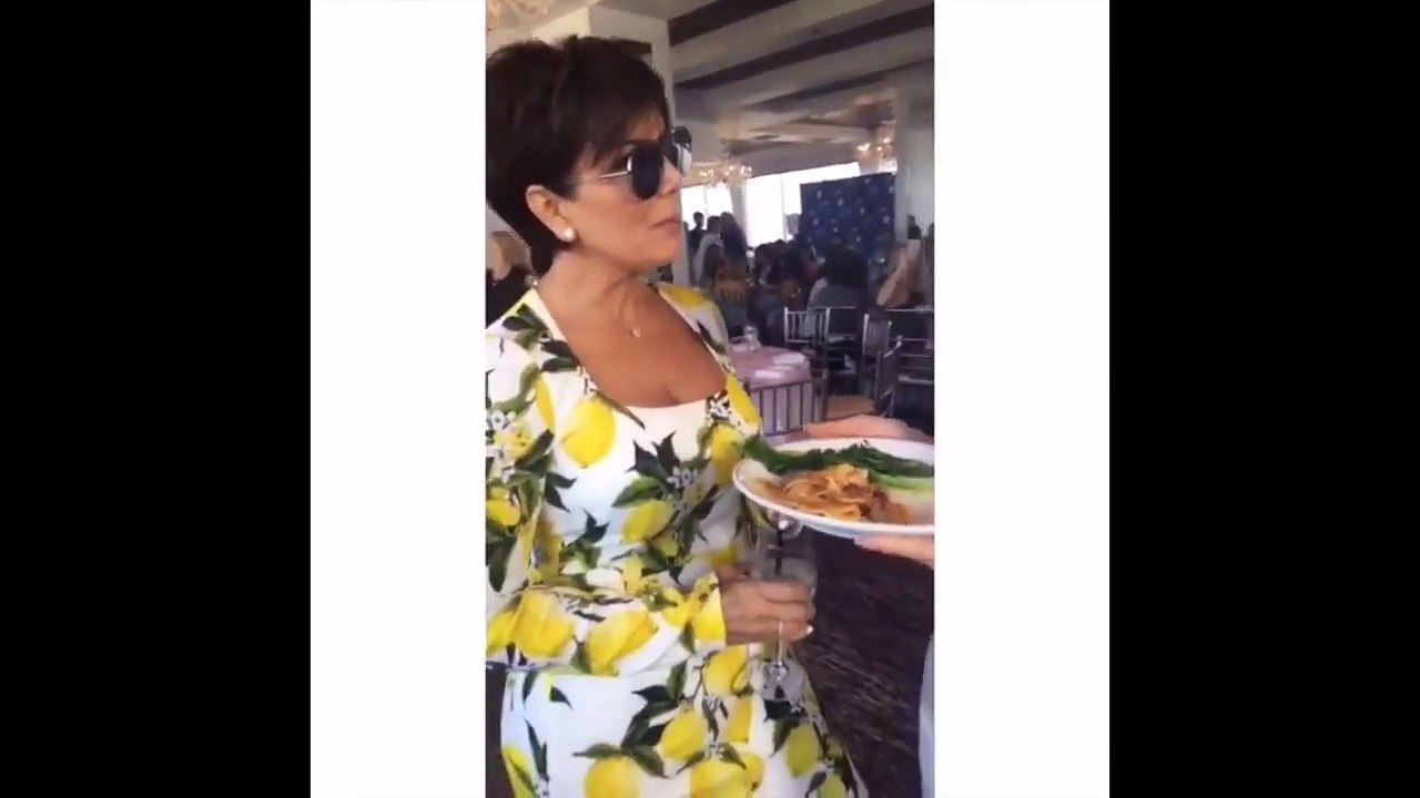 Kylie Jenner Sexy Dancing And Eating on Snapchat at Event