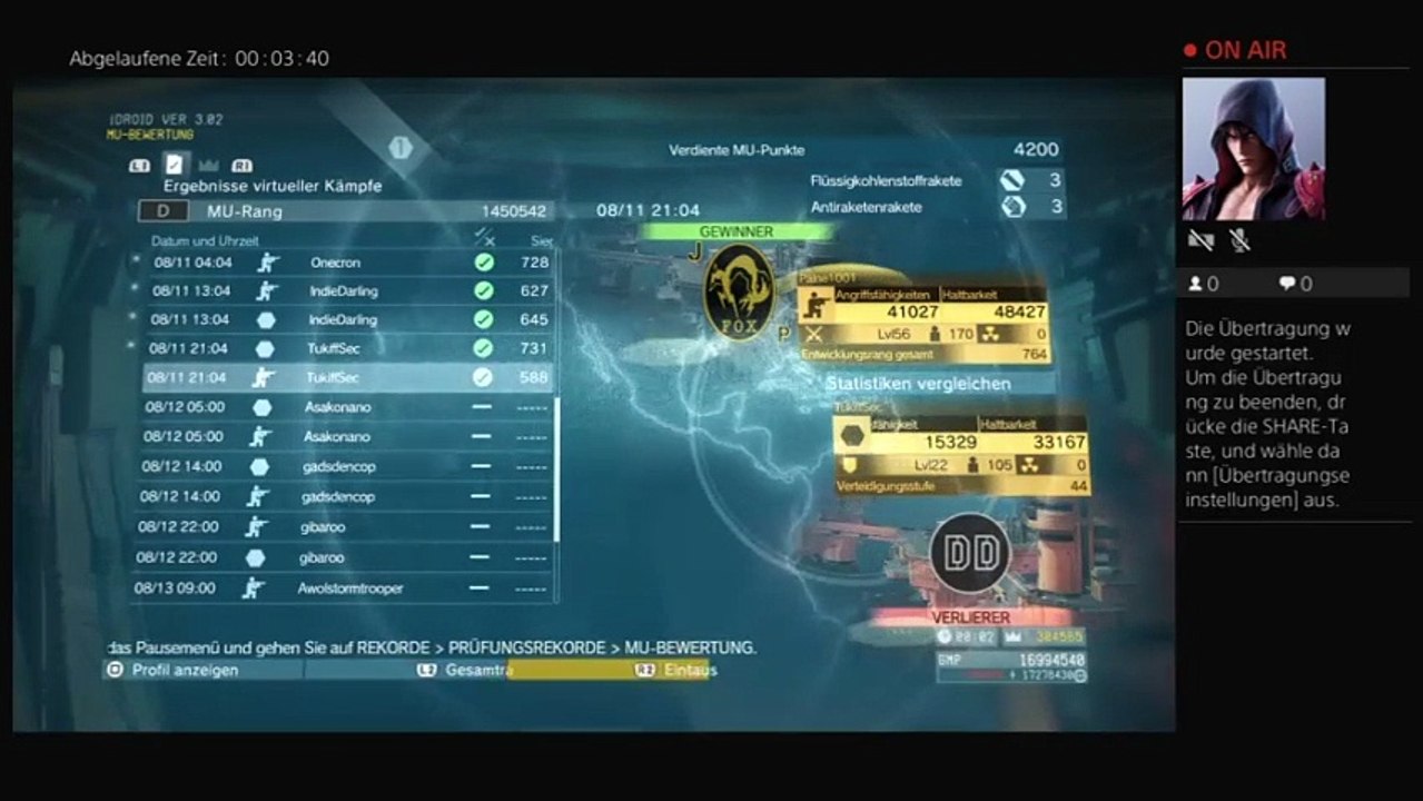 Ps4-live-Übertragung von paine1001