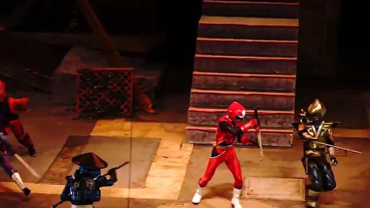 Power Rangers Ninja Steel Nininger & Power Rangers Ninja Storm Hurricanger & Kakuranger Special Sho