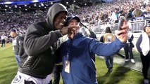 Watch Penn State legend LaVar Arrington sing, dance, and give some defensive tips on the s