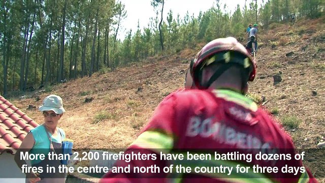 Drought-hit Portugal continues to fight raging fires