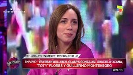 María Eugenia Vidal en Intratables, con S.del Moro (completo HD) 10/08/17