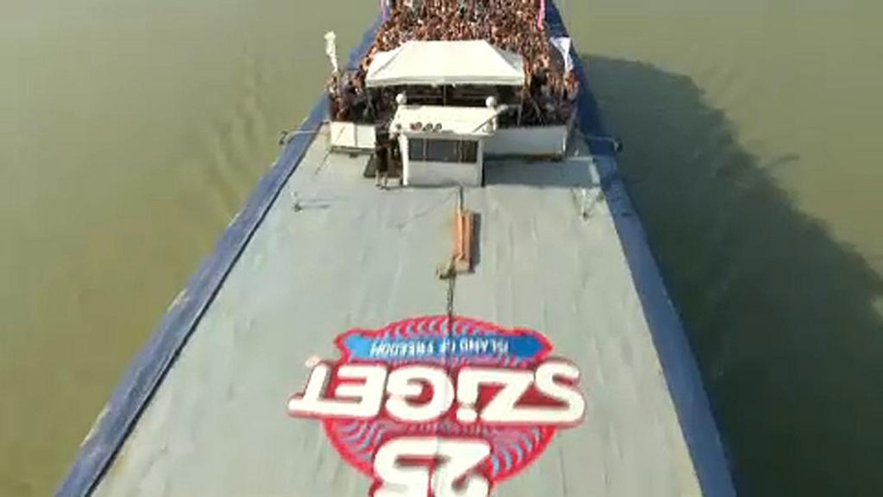 Sziget-Festival: Sightseeing-Tour auf einem Party-Boot