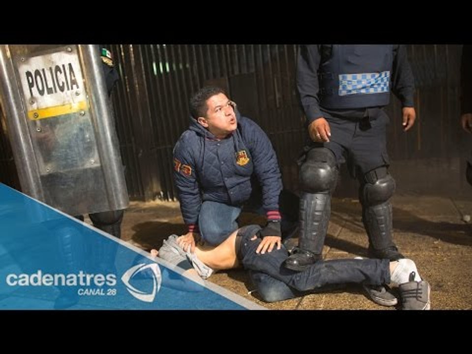 Tres detenidos tras marcha del 1 de diciembre