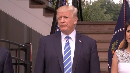 Скачать видео: Trump on North Korea: 'Hopefully it will all work out'