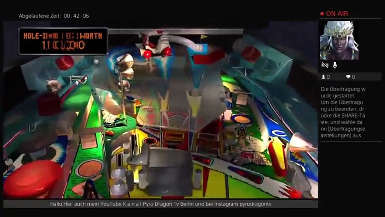 GER/PS4 Pyro DragonTv Spezialstream Pinball Arcade bis 3Uhr. (196)