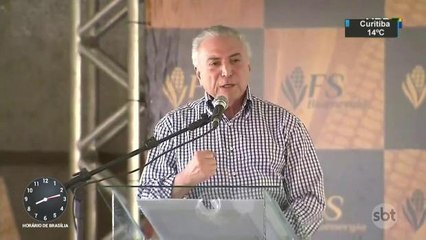 Presidente Temer visita usina em Mato Grosso
