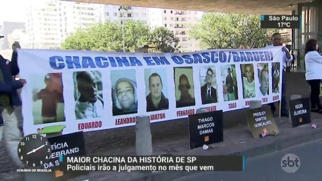 Maior chacina de São Paulo completa 2 anos neste domingo (13)