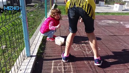 Baby learns how to draw