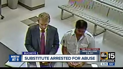 Substitute teacher accused of inappropriately touching girls