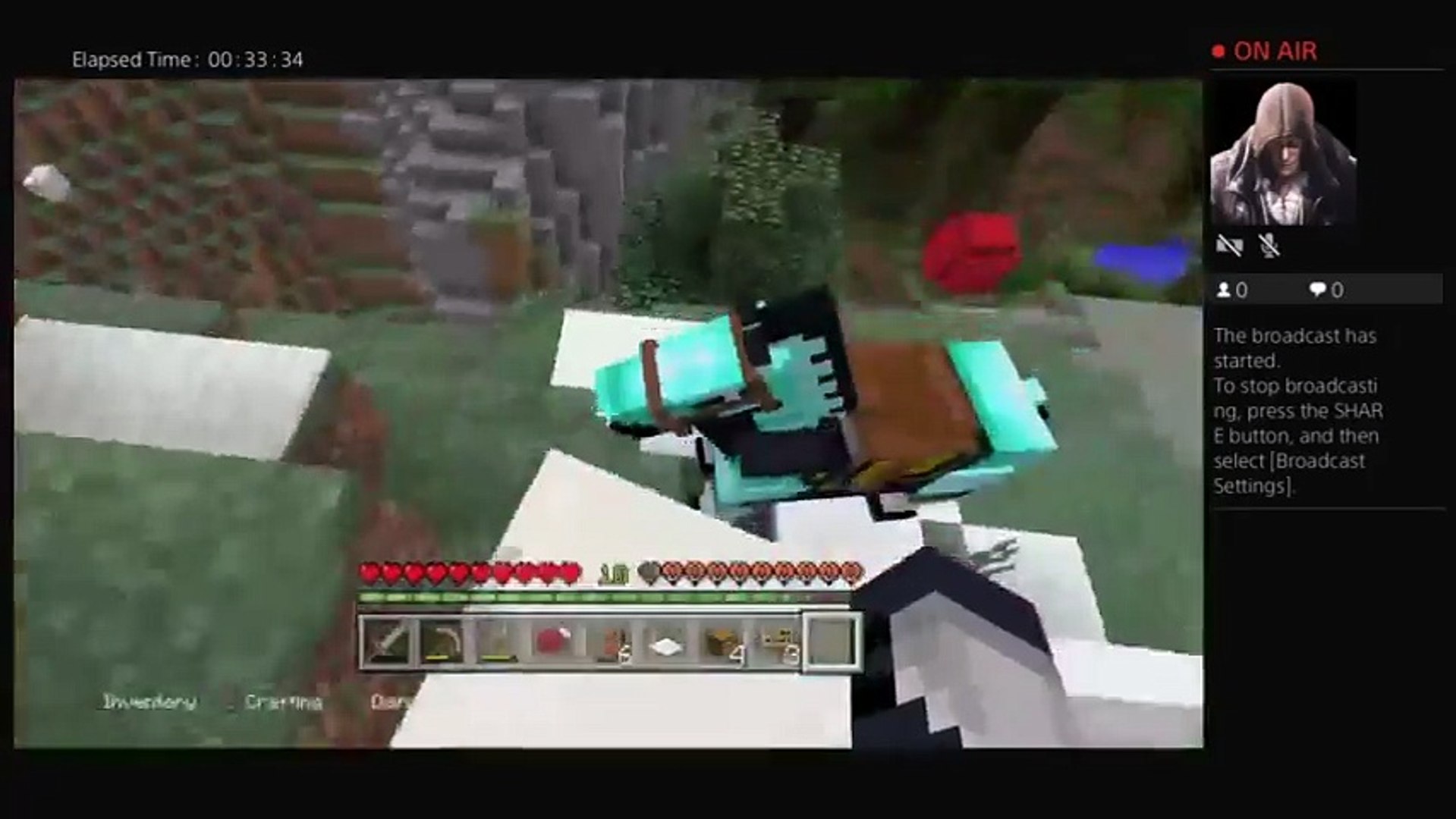 MININING?! |  PS4 minecraft survival series #1