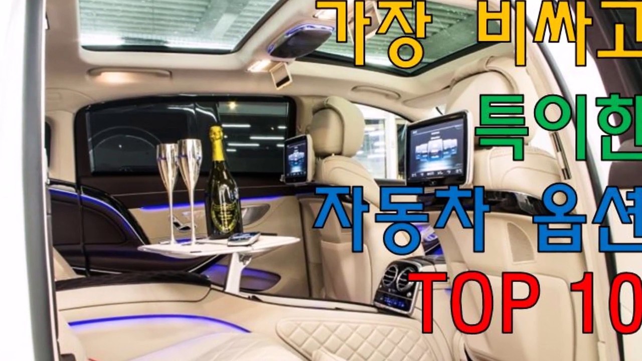 [프롬더탑] 비싸고 특이한 자동차 옵션 TOP 10