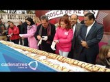 Aguascalientes presume la rosca de Reyes más grande de México