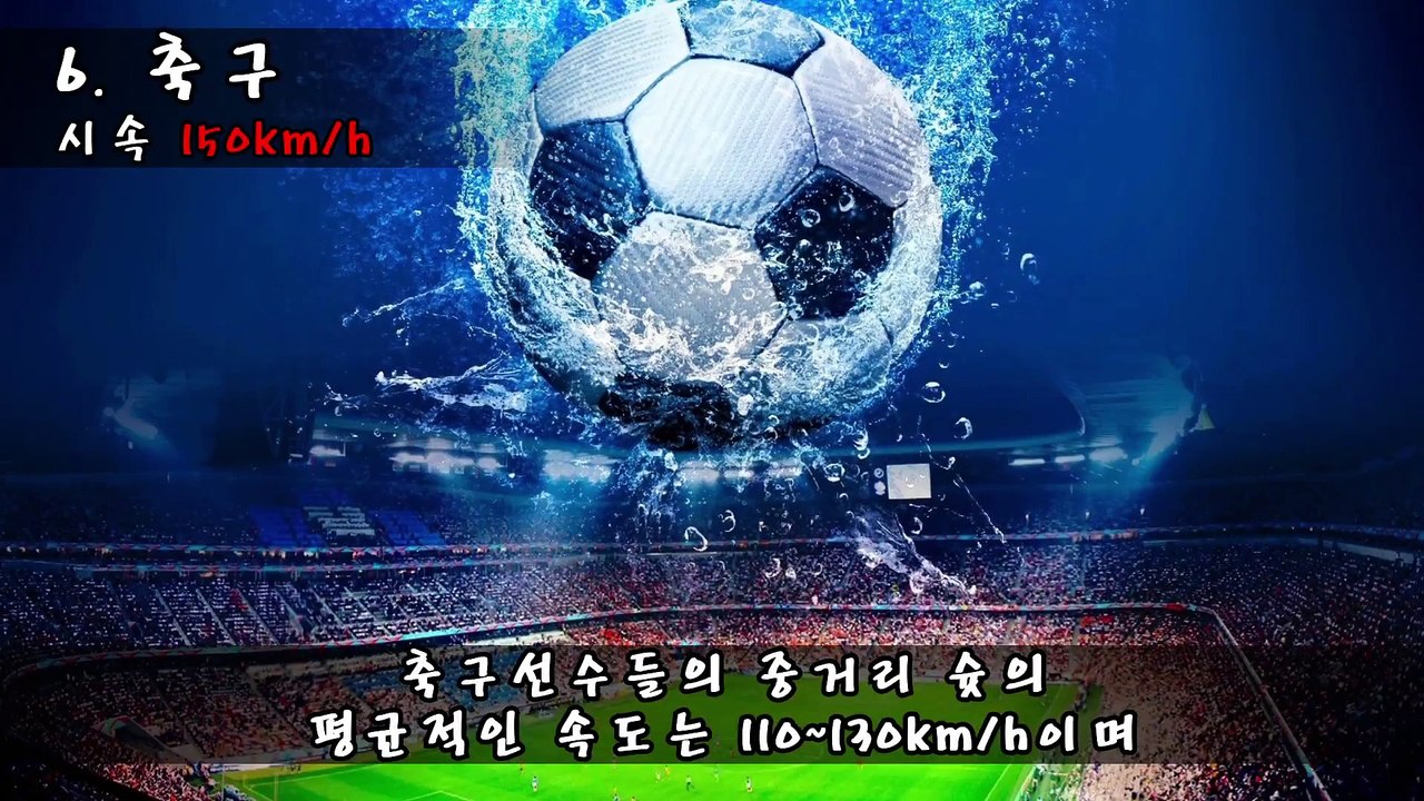 [랭킹 TOP 7] 가장 빠른 구기 종목 TOP 7 _ 랭킹TOP7  티비플