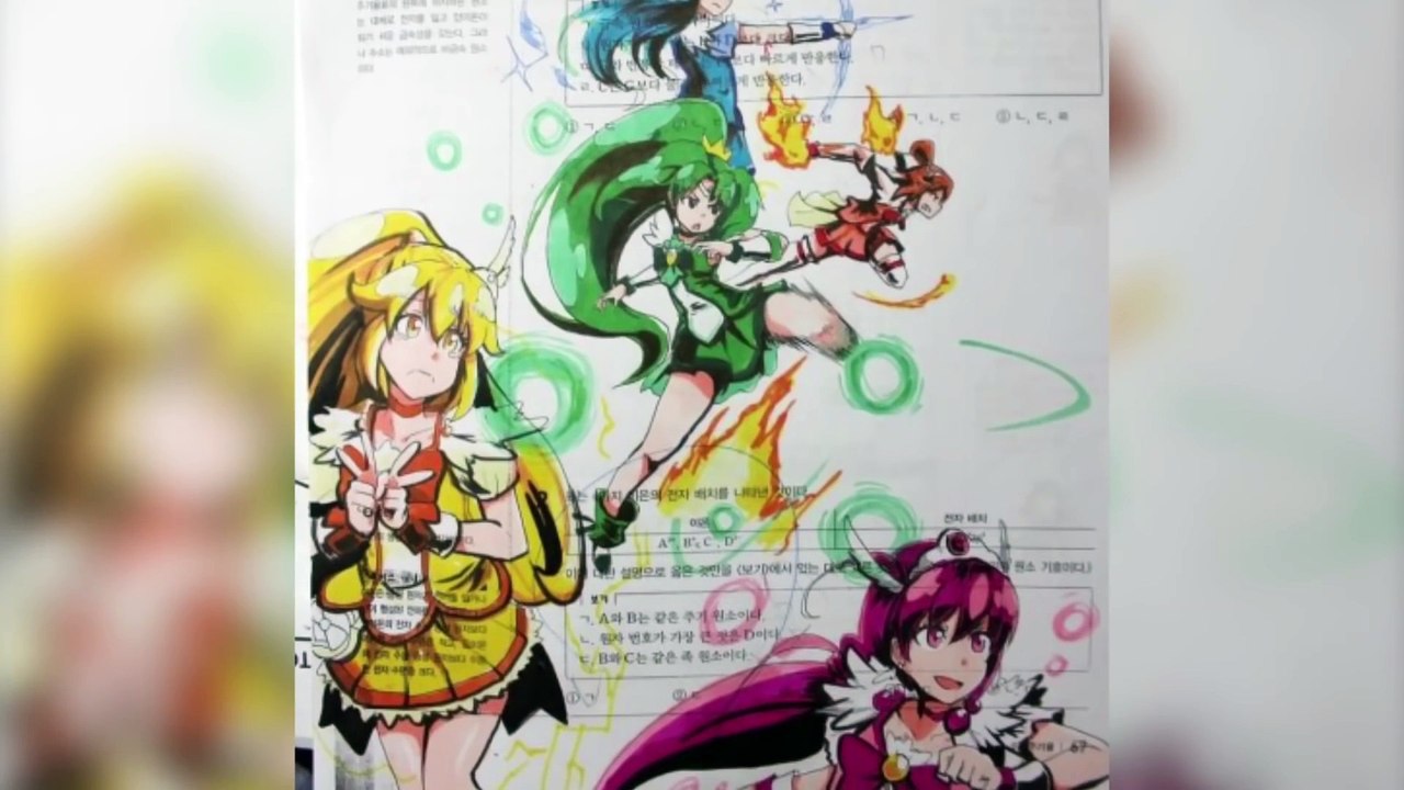 [시험지낙서] 성적은 포기했다!! 공부따윈 개나줘! 흔한 시험지 낙서 1탄 _ 메피 미스터리 랭킹  티비플  순위  후방주의  동심파괴  충격