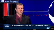 i24NEWS DESK | Trump sends 3 envoys to the Middle East | Saturday, August 12th 2017