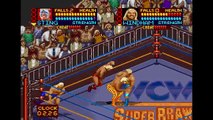 WCW SuperBrawl Wrestling SNES 5 minute Tag match