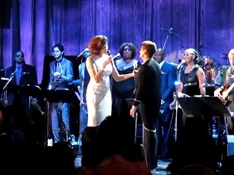 Whitney Houston Dionne Warwick at Clive Davis Pre Party 2011 Thats What Friends Are For