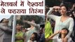 Aishwarya Rai Bachchan - Aaradhya HOIST Indian Flag at IFFM 2017 | FilmiBeat