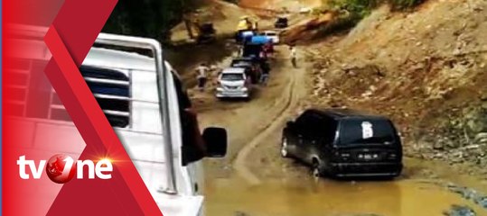 Jalan Trans-Sulawesi Rusak Parah, Ratusan Kendaraan Terjebak Lumpur