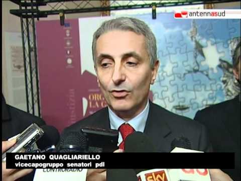 TG 29.10.10 Giustizia, Mantovano e Quagliariello replicano a Fini