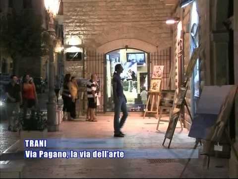 TRANI. Via Mario Pagano, la via del'Arte