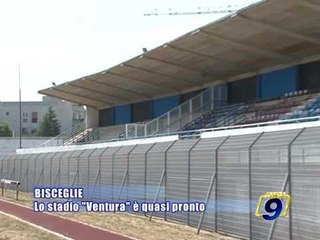 CAlCIO. BISCEGLIE, lo stadio "Ventura" e' quasi pronto