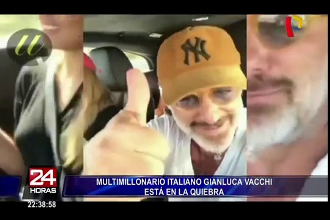 Gianluca Vacchi: multimillonario italiano estaría al borde de la quiebra