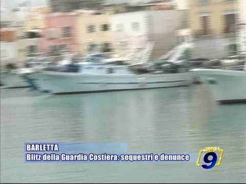 BARLETTA. Blitz della guardia costiera: sequestri e denunce