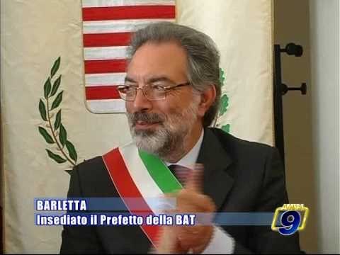 PROVINCIA BAT. Cerimonia di insediamento del Prefetto Carlo Sessa