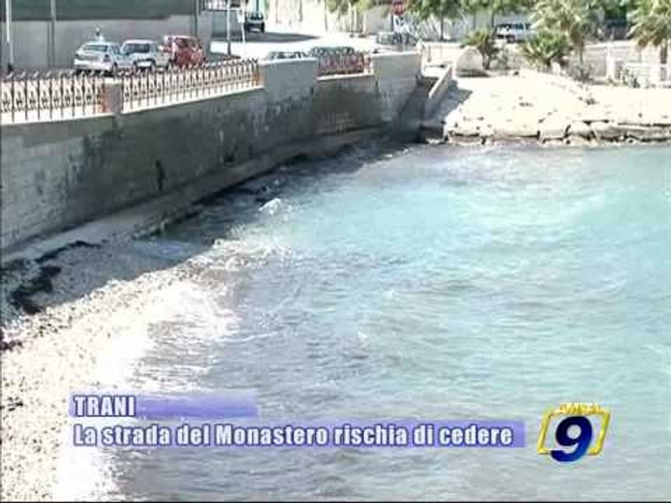 TRANI. La strada del Monastero rischia di cedere