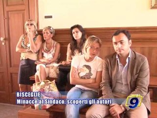 BISCEGLIE. Intimidazioni al sindaco Spina, scoperti gli autori