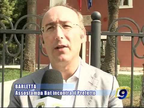 BARLETTA. ASSOSTAMPA BAT incontra il Prefetto Sessa