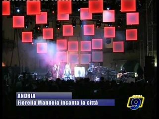 ANDRIA. Fiorella Mannoia incanta la citta'