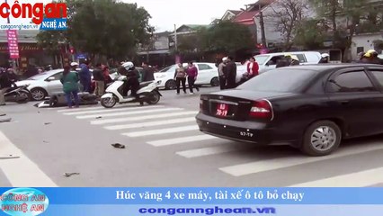 tai nan tài xế ôtô vù ga bỏ chạy