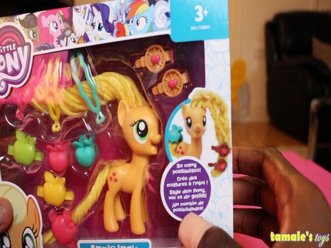 MY LITTLE PONY APPLEJACK TWISTY TWIRLY HAIRSTYLES FIGURE REVIEW & UNBOXING 3 + YRS HASBRO Toys BABY Videos