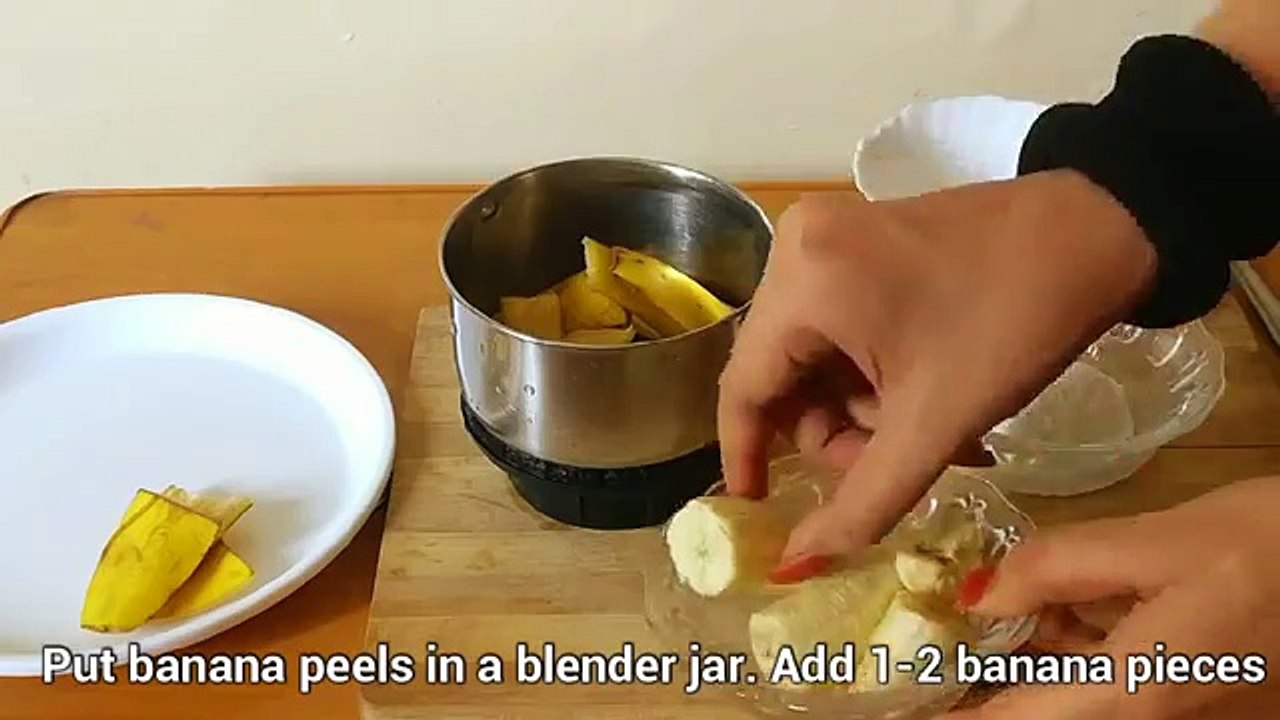 i rubbed Banana Peel on my face & my Pimples are gone, Banana Face Mask