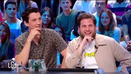 Weather presenter mocks Jonah Hill on French TV (09 09 2016)