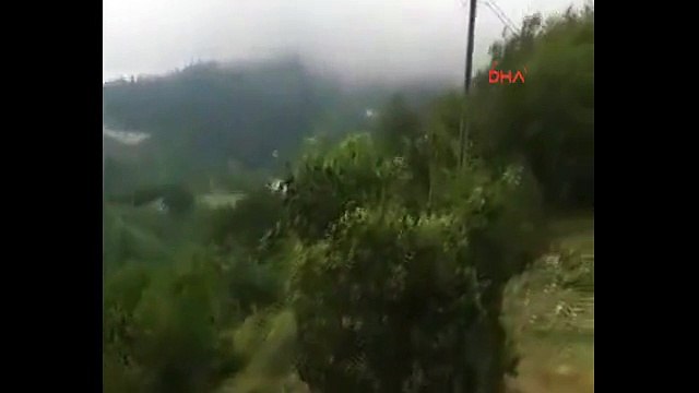 Trabzon Maçka daki PKK lı teröristlerle çatışma anı kamerada