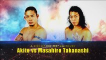Akito vs. Masahiro Takanashi - DDT King of DDT (2017) - 2nd Round