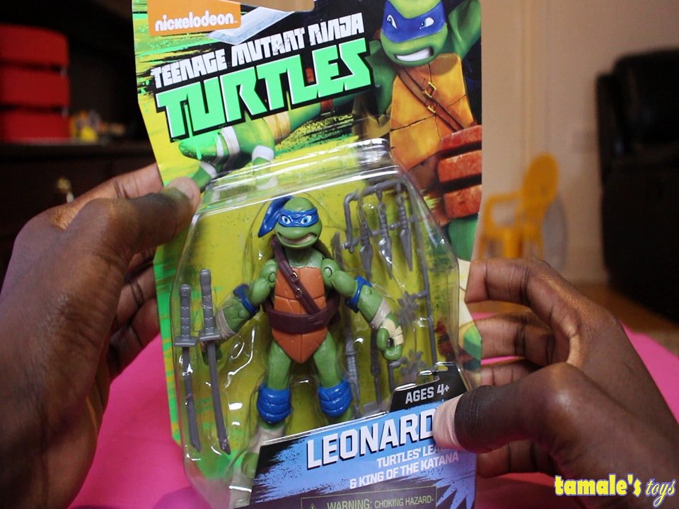 NICKELODEON TEENAGE MUTANT NINJA TURTLES LEONARDO TURTLES LEADER FIGURE REVIEW + UNBOXING Toys BABY Videos