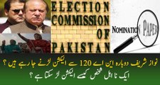 Nawaz Sharif submits nomination papers for NA-120