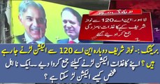 Nawaz Sharif submits nomination papers for NA-120_